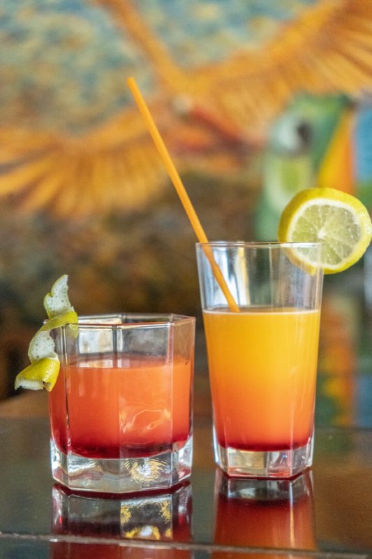 Fresh breakfast spread